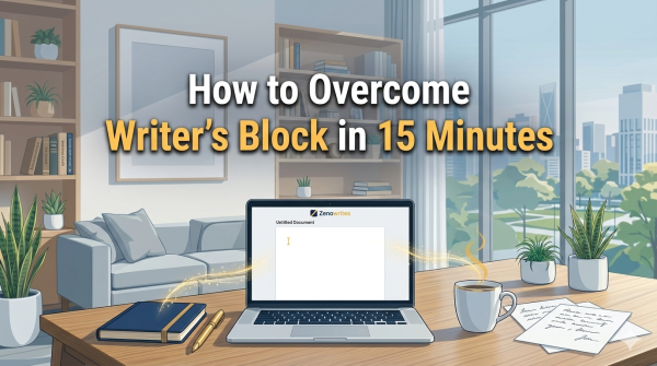 How to Overcome Writer’s Block in 15 Minutes